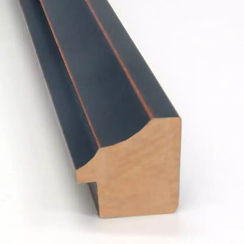 Specchio da parete rettangolare – Cornice in legno bronzo scuro, 49,5 cm x 64,8 cm