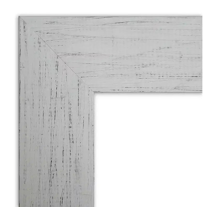Specchio da parete per bagno con cornice in legno shiplap, 40 x 28 pollici