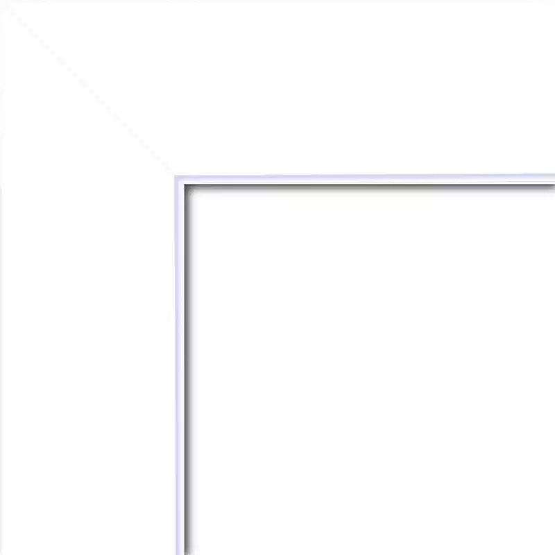 Specchio da parete in legno bianco non bisellato da 43" x 32" – Design moderno rettangolare