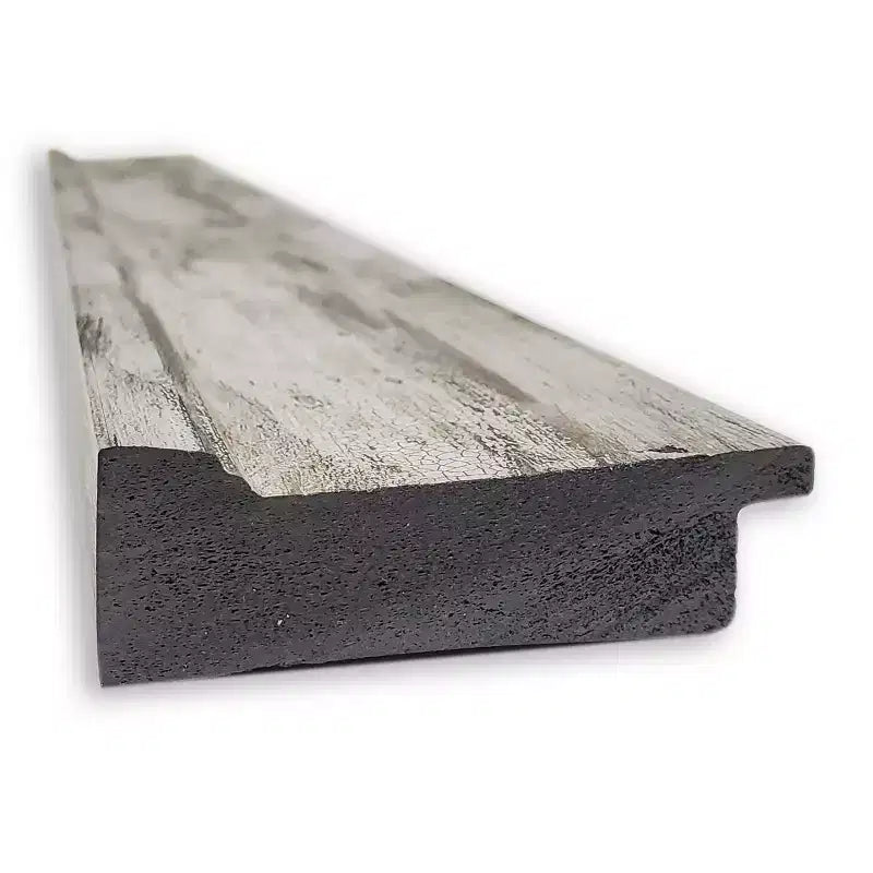 Specchio da parete rettangolare 33" x 27" con cornice metallica craquelé