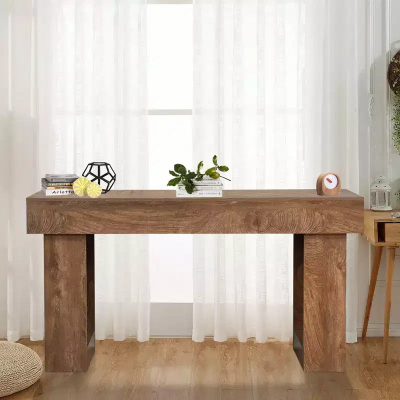 Tavolo console rustico da 63 pollici