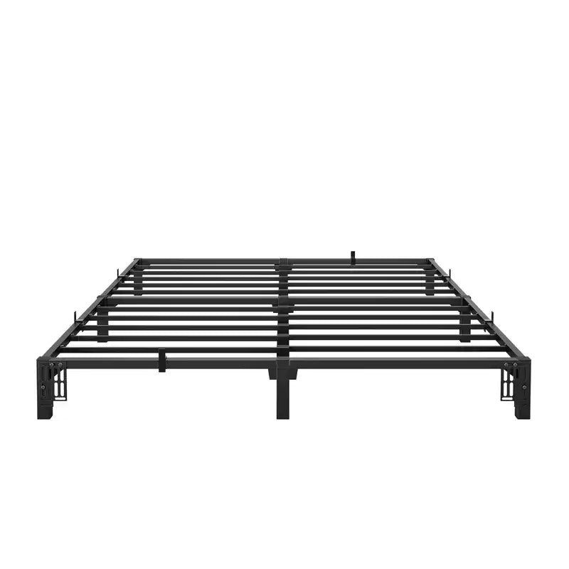 Base letto a piattaforma matrimoniale King Size in metallo – 10 pollici, capacità 360 kg