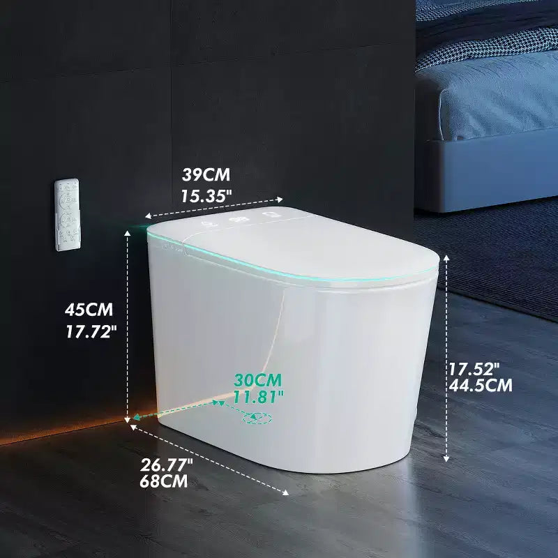 WC intelligente con bidet integrato e asciugatore ad aria calda