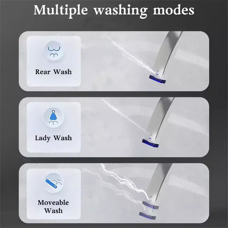 WC intelligente con bidet integrato e asciugatore ad aria calda