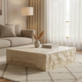 GDFStudio Jonas Modern Fiberglass Coffee Table