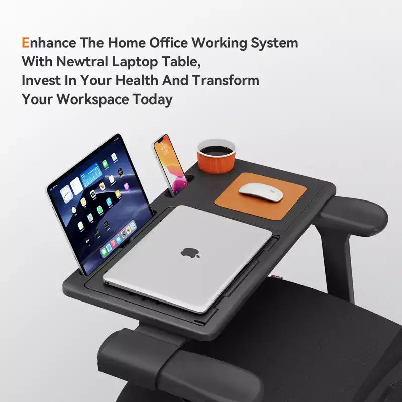 Sedia da ufficio ergonomica con poggiapiedi e braccioli 4D