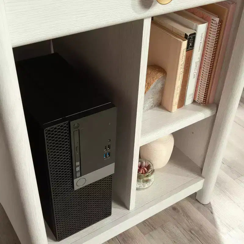 Scrivania per computer con cassetti e vano porta CPU