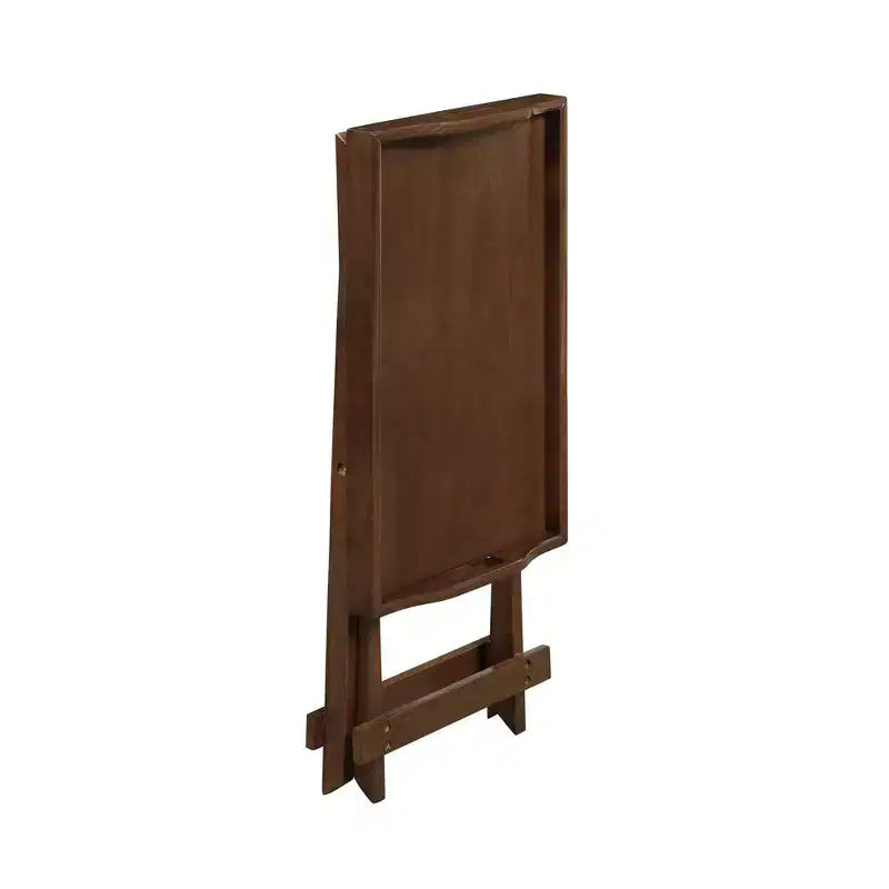 Tavolino pieghevole – Tavolino laterale in MDF, Marrone, 62,2 cm H x 55,9 cm L