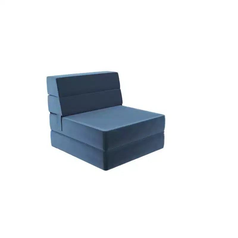 Sedia e Poltrona Modulari Pieghevoli – Velluto, Design 5-in-1