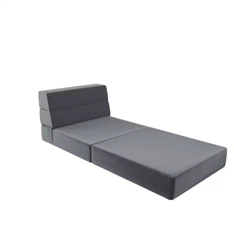 Sedia e Poltrona Modulari Pieghevoli – Velluto, Design 5-in-1