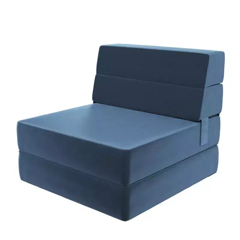 Sedia e Poltrona Modulari Pieghevoli – Velluto, Design 5-in-1